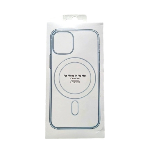 Magnetic Clear Case For‎ iPhone 14 Pro Max Wireless Charging Compatible New - Picture 1 of 3